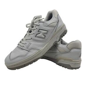 New Balance 550 Men's Low‎ Top Sneakers White Leather Size 12